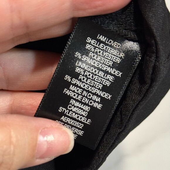 NEW AFRM EDIE BODYSUIT Elegant Black Lace-Up Bodysuit Size XS - Picture 6 of 8